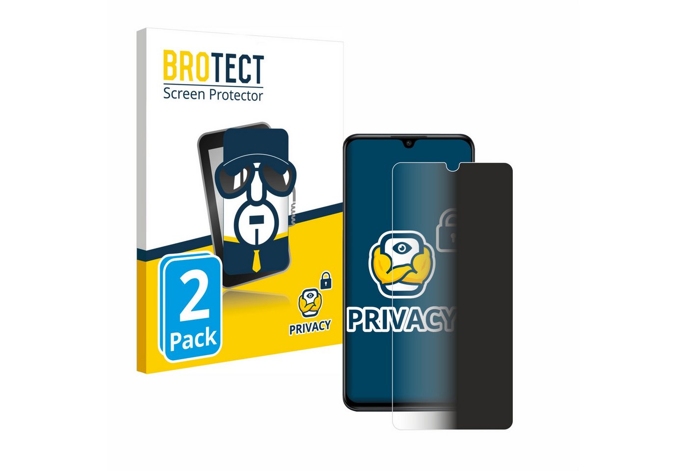 BROTECT Displayschutzfolie Sichtschutzfolie für Huawei P30 lite, 2 Stück, Anti-Spy Privacy Sichtschutz Blickschutzfolie Blaulicht-Schutz BROTECT Displayschutzfolie Sichtschutzfolie für Huawei P30 lite, 2 Stück, Anti-Spy Privacy Sichtschutz Blickschutzfolie Blaulicht-Schutz von BROTECT