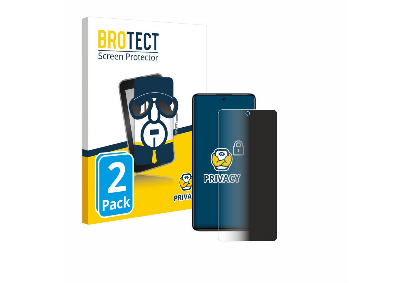 BROTECT Displayschutzfolie Sichtschutzfolie für Infinix GT 20 Pro, 2 Stück, Anti-Spy Privacy Sichtschutz Blickschutzfolie Blaulicht-Schutz BROTECT Displayschutzfolie Sichtschutzfolie für Infinix GT 20 Pro, 2 Stück, Anti-Spy Privacy Sichtschutz Blickschutzfolie Blaulicht-Schutz von BROTECT