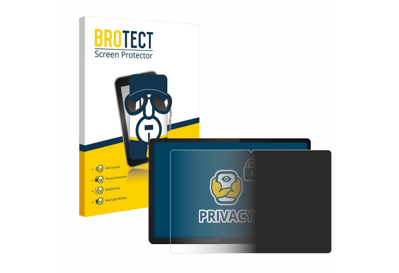 BROTECT Displayschutzfolie Sichtschutzfolie für Lenovo IdeaTab Pro, Anti-Spy Privacy Sichtschutz Blickschutzfolie Blaulicht-Schutz BROTECT Displayschutzfolie Sichtschutzfolie für Lenovo IdeaTab Pro, Anti-Spy Privacy Sichtschutz Blickschutzfolie Blaulicht-Schutz von BROTECT