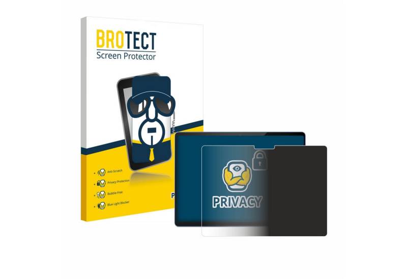 BROTECT Displayschutzfolie Sichtschutzfolie für Microsoft Surface Pro 13, 1 Stück, Anti-Spy Privacy Sichtschutz Blickschutzfolie Blaulicht-Schutz von BROTECT