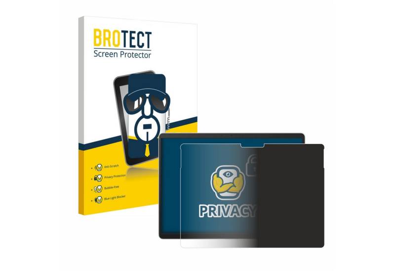 BROTECT Displayschutzfolie Sichtschutzfolie für Microsoft Surface Pro 9, Anti-Spy Privacy Sichtschutz Blickschutzfolie Blaulicht-Schutz von BROTECT