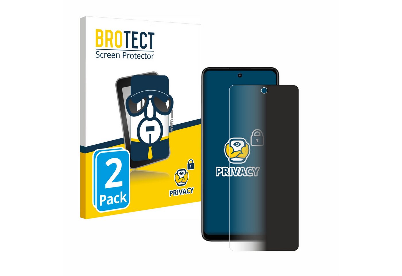 BROTECT Displayschutzfolie Sichtschutzfolie für Motorola Moto G60S, 2 Stück, Anti-Spy Privacy Sichtschutz Blickschutzfolie Blaulicht-Schutz BROTECT Displayschutzfolie Sichtschutzfolie für Motorola Moto G60S, 2 Stück, Anti-Spy Privacy Sichtschutz Blickschutzfolie Blaulicht-Schutz von BROTECT