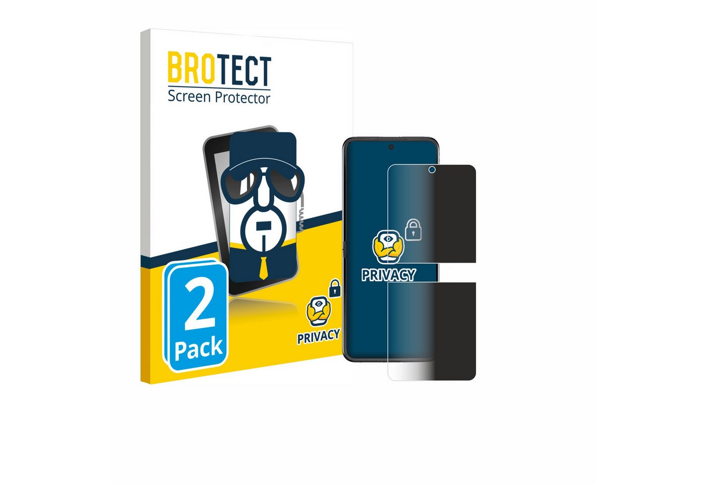 BROTECT Displayschutzfolie Sichtschutzfolie für Motorola Razr 60, 2 Stück, Anti-Spy Privacy Sichtschutz Blickschutzfolie Blaulicht-Schutz BROTECT Displayschutzfolie Sichtschutzfolie für Motorola Razr 60, 2 Stück, Anti-Spy Privacy Sichtschutz Blickschutzfolie Blaulicht-Schutz von BROTECT