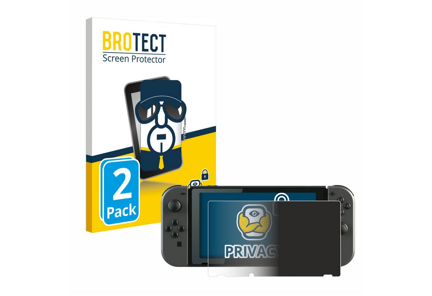 BROTECT Displayschutzfolie Sichtschutzfolie für Nintendo Switch, 2 Stück, 2 Stück, Anti-Spy Privacy Sichtschutz Blickschutzfolie Blaulicht-Schutz BROTECT Displayschutzfolie Sichtschutzfolie für Nintendo Switch, 2 Stück, 2 Stück, Anti-Spy Privacy Sichtschutz Blickschutzfolie Blaulicht-Schutz von BROTECT