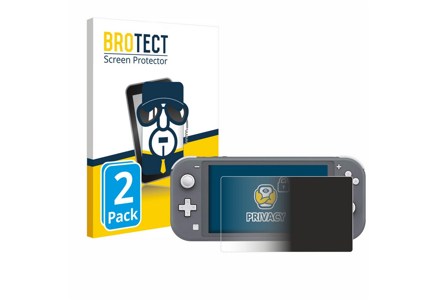 BROTECT Displayschutzfolie Sichtschutzfolie für Nintendo Switch Lite, 2 Stück, 2 Stück, Anti-Spy Privacy Sichtschutz Blickschutzfolie Blaulicht-Schutz BROTECT Displayschutzfolie Sichtschutzfolie für Nintendo Switch Lite, 2 Stück, 2 Stück, Anti-Spy Privacy Sichtschutz Blickschutzfolie Blaulicht-Schutz von BROTECT