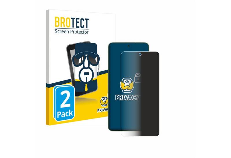 BROTECT Displayschutzfolie Sichtschutzfolie für OnePlus Ace 5 Racing, 2 Stück, 2 Stück, Anti-Spy Privacy Sichtschutz Blickschutzfolie Blaulicht-Schutz von BROTECT