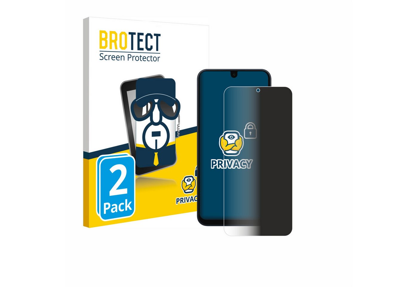 BROTECT Displayschutzfolie Sichtschutzfolie für Samsung Galaxy A16 5G, 2 Stück, Anti-Spy Privacy Sichtschutz Blickschutzfolie Blaulicht-Schutz BROTECT Displayschutzfolie Sichtschutzfolie für Samsung Galaxy A16 5G, 2 Stück, Anti-Spy Privacy Sichtschutz Blickschutzfolie Blaulicht-Schutz von BROTECT