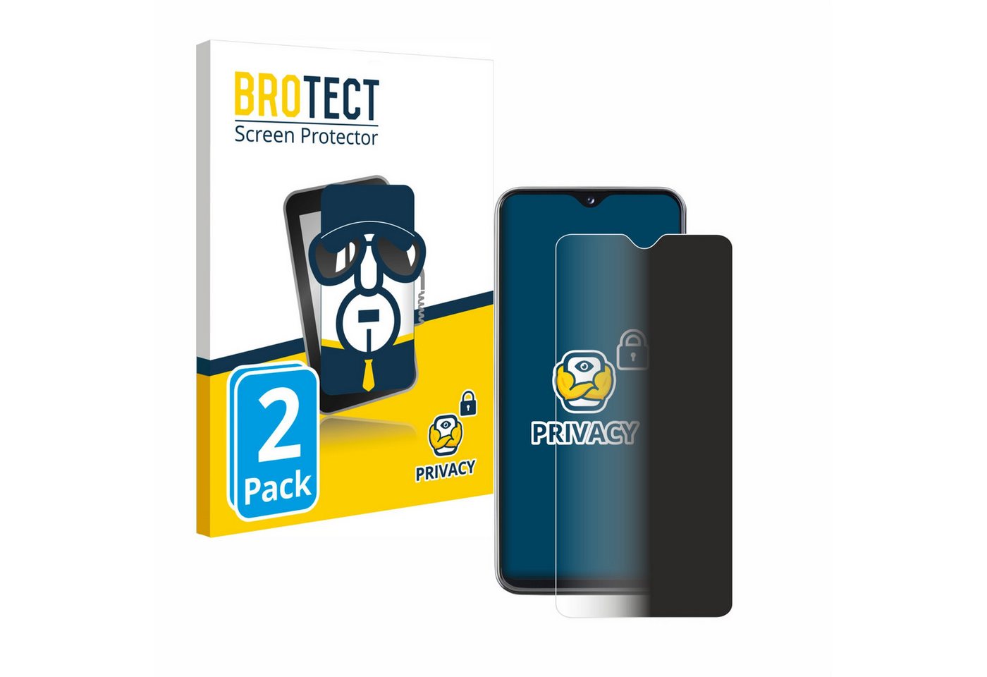BROTECT Displayschutzfolie Sichtschutzfolie für Samsung Galaxy A20e, 2 Stück, Anti-Spy Privacy Sichtschutz Blickschutzfolie Blaulicht-Schutz BROTECT Displayschutzfolie Sichtschutzfolie für Samsung Galaxy A20e, 2 Stück, Anti-Spy Privacy Sichtschutz Blickschutzfolie Blaulicht-Schutz von BROTECT