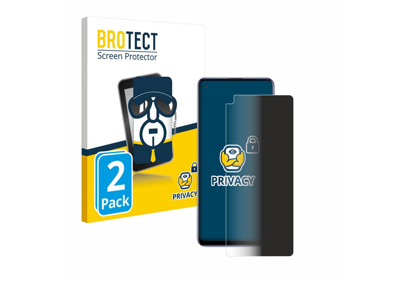 BROTECT Displayschutzfolie Sichtschutzfolie für Samsung Galaxy A21s, 2 Stück, Anti-Spy Privacy Sichtschutz Blickschutzfolie Blaulicht-Schutz BROTECT Displayschutzfolie Sichtschutzfolie für Samsung Galaxy A21s, 2 Stück, Anti-Spy Privacy Sichtschutz Blickschutzfolie Blaulicht-Schutz von BROTECT