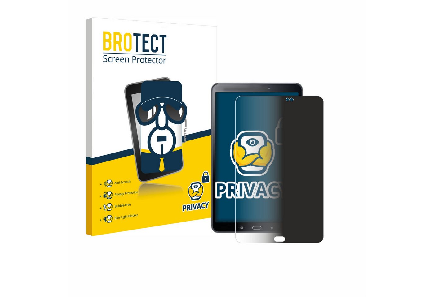 BROTECT Displayschutzfolie Sichtschutzfolie für Samsung Galaxy Tab A 10.1 2016 SM-T585, Anti-Spy Privacy Sichtschutz Blickschutzfolie Blaulicht-Schutz BROTECT Displayschutzfolie Sichtschutzfolie für Samsung Galaxy Tab A 10.1 2016 SM-T585, Anti-Spy Privacy Sichtschutz Blickschutzfolie Blaulicht-Schutz von BROTECT
