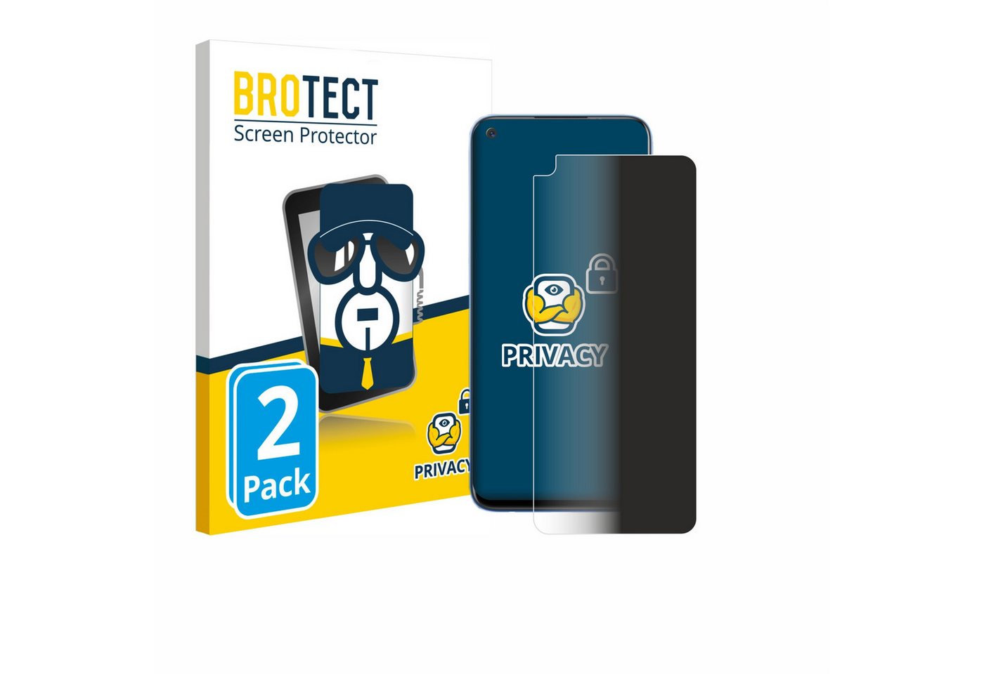 BROTECT Displayschutzfolie Sichtschutzfolie für realme 7 5G, 2 Stück, Anti-Spy Privacy Sichtschutz Blickschutzfolie Blaulicht-Schutz BROTECT Displayschutzfolie Sichtschutzfolie für realme 7 5G, 2 Stück, Anti-Spy Privacy Sichtschutz Blickschutzfolie Blaulicht-Schutz von BROTECT