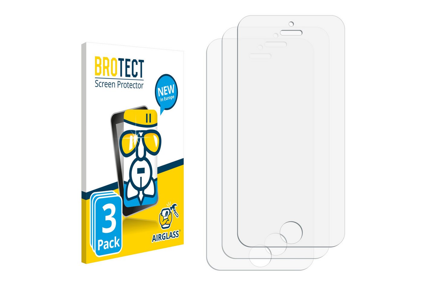 BROTECT Displayschutzglas Schutzglas für Apple iPhone 5C, 3 Stück, Schutzfolie Display Schutz Glas Folie klar BROTECT Displayschutzglas Schutzglas für Apple iPhone 5C, 3 Stück, Schutzfolie Display Schutz Glas Folie klar von BROTECT