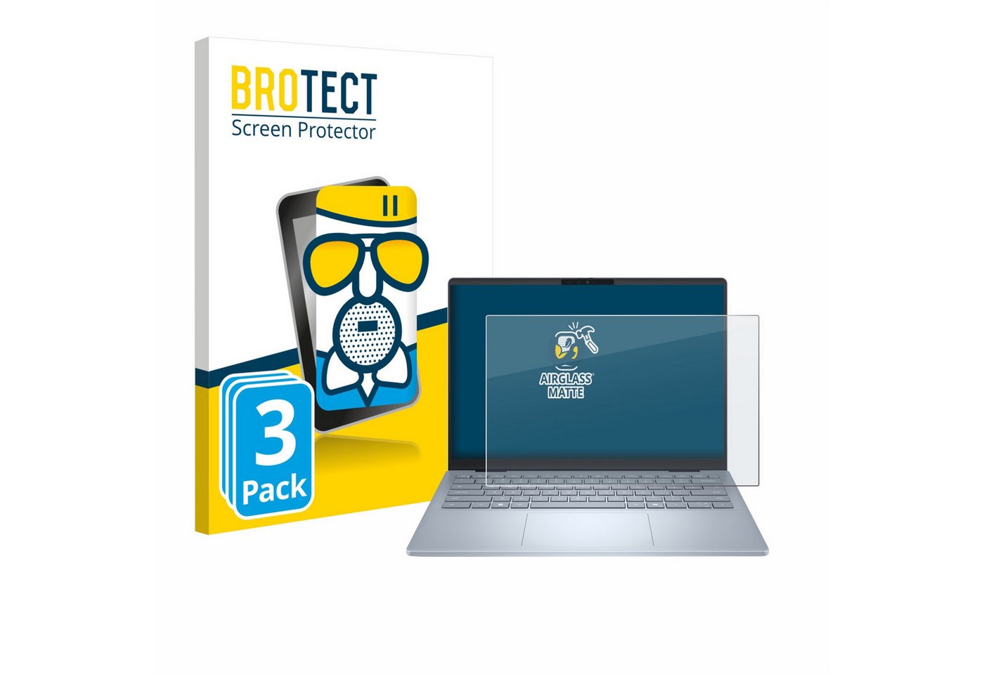BROTECT Displayschutzglas Schutzglas für Dell 14 Plus Laptop, 3 Stück, 3 Stück, Schutzfolie Display Schutz Glas Folie matt BROTECT Displayschutzglas Schutzglas für Dell 14 Plus Laptop, 3 Stück, 3 Stück, Schutzfolie Display Schutz Glas Folie matt von BROTECT