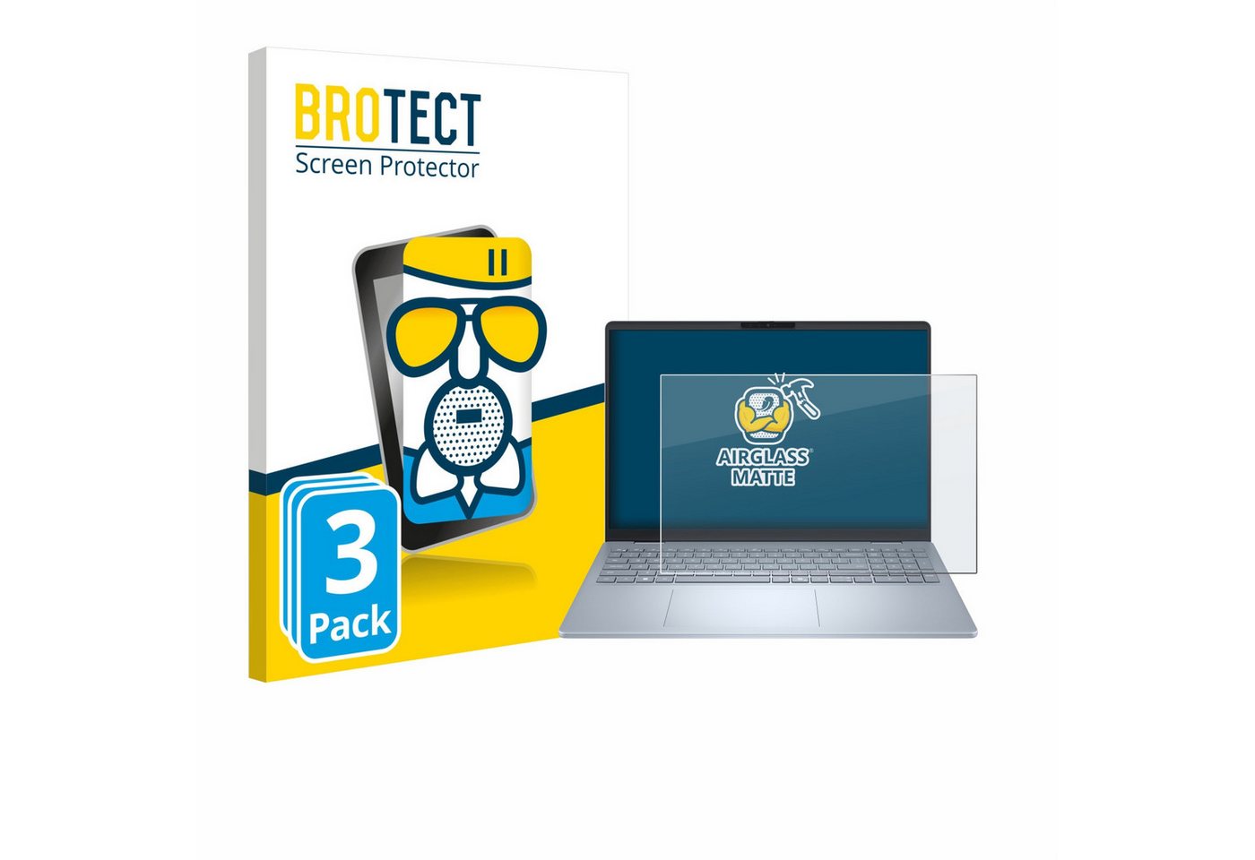BROTECT Displayschutzglas Schutzglas für Dell 16 Plus Laptop, 3 Stück, 3 Stück, Schutzfolie Display Schutz Glas Folie matt BROTECT Displayschutzglas Schutzglas für Dell 16 Plus Laptop, 3 Stück, 3 Stück, Schutzfolie Display Schutz Glas Folie matt von BROTECT