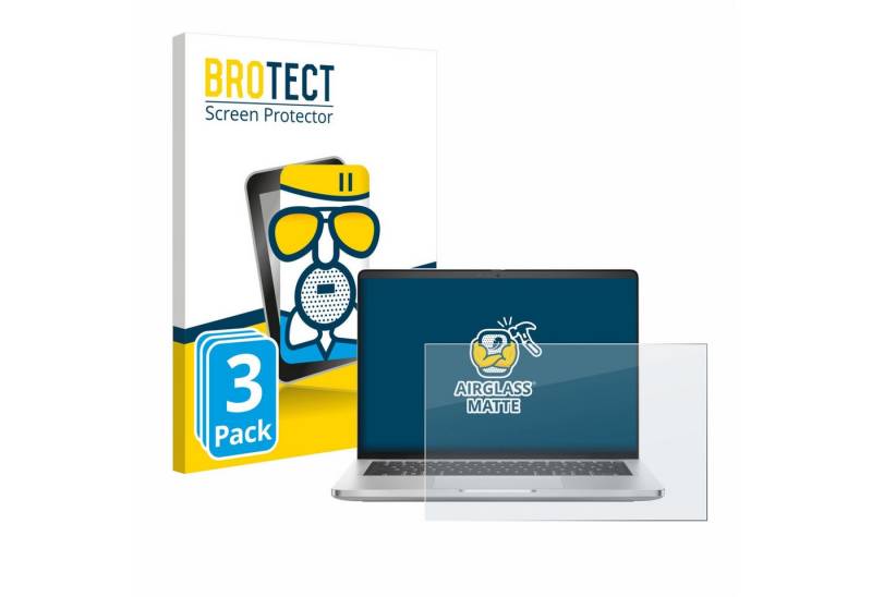 BROTECT Displayschutzglas Schutzglas für Dell Pro 14 Plus Non-Touch, 3 Stück, Schutzfolie Display Schutz Glas Folie matt von BROTECT