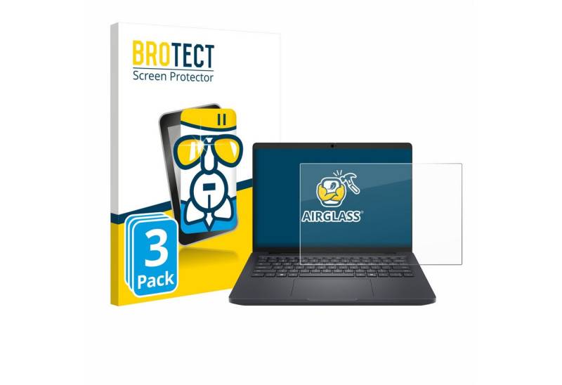 BROTECT Displayschutzglas Schutzglas für Dell Pro Max 14, 3 Stück, Schutzfolie Display Schutz Glas Folie klar von BROTECT