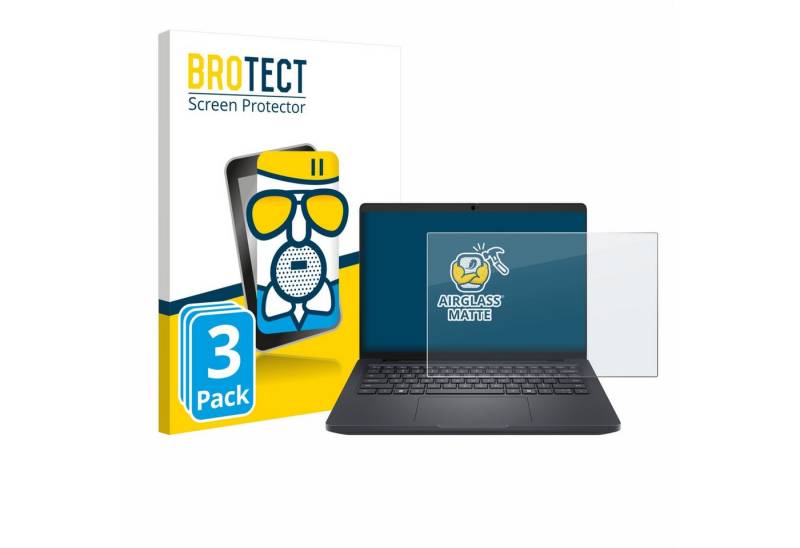 BROTECT Displayschutzglas Schutzglas für Dell Pro Max 14, 3 Stück, Schutzfolie Display Schutz Glas Folie matt von BROTECT