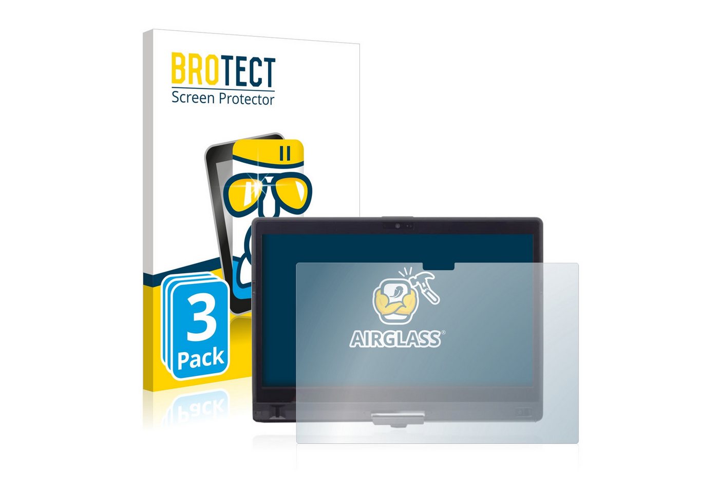 BROTECT Displayschutzglas Schutzglas für Fujitsu Lifebook T938, 3 Stück, 3 Stück, Schutzfolie Display Schutz Glas Folie klar BROTECT Displayschutzglas Schutzglas für Fujitsu Lifebook T938, 3 Stück, 3 Stück, Schutzfolie Display Schutz Glas Folie klar von BROTECT
