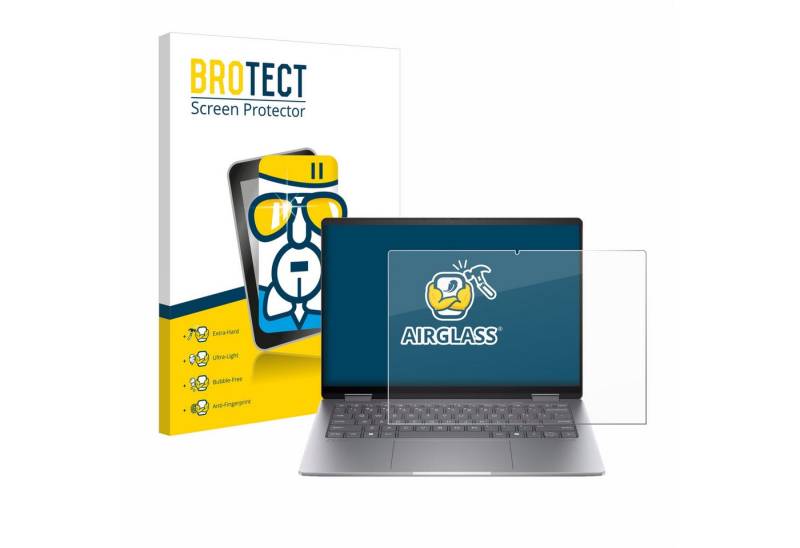 BROTECT Displayschutzglas Schutzglas für HP Envy x360 2-in-1 14-fa0008na, Schutzfolie Display Schutz Glas Folie klar von BROTECT