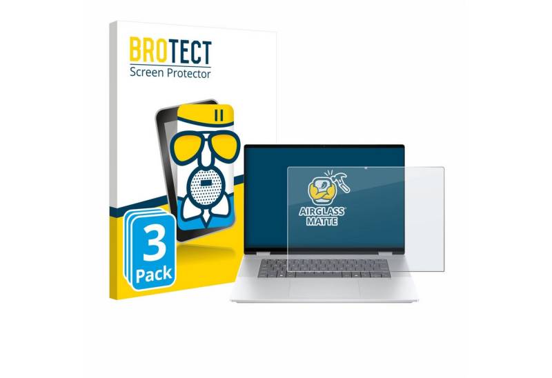 BROTECT Displayschutzglas Schutzglas für HP OmniBook X FlipNGAI 16-as0771ng, 3 Stück, 3 Stück, Schutzfolie Display Schutz Glas Folie matt von BROTECT