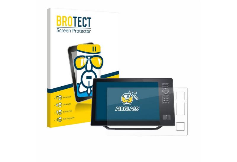 BROTECT Displayschutzglas Schutzglas für Humminbird Xplore 12, Schutzfolie Display Schutz Glas Folie klar von BROTECT