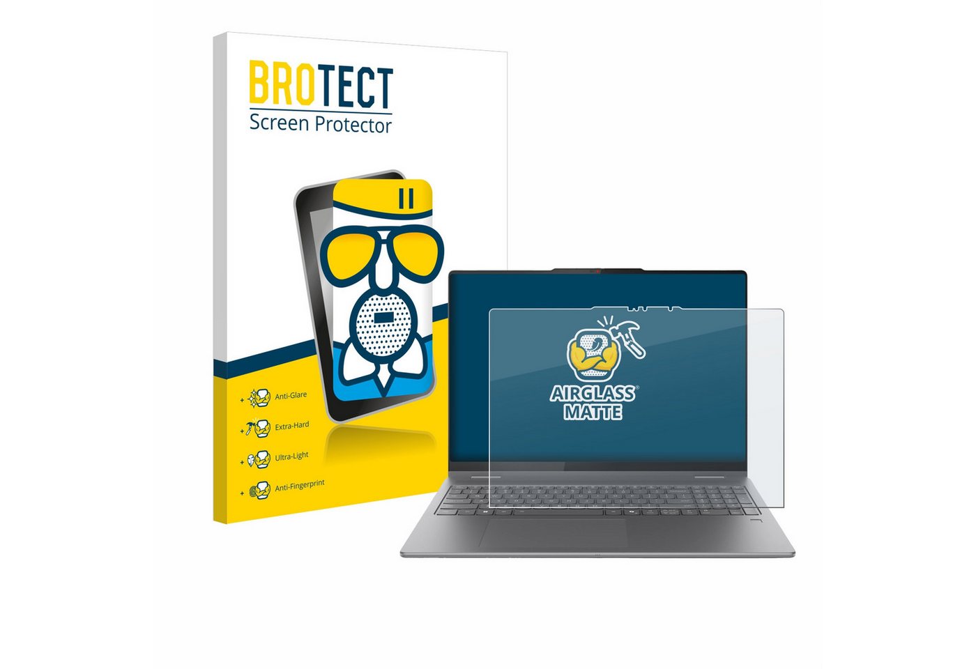 BROTECT Displayschutzglas Schutzglas für Lenovo Yoga 7 2-in-1 Gen 10 16", Schutzfolie Display Schutz Glas Folie matt BROTECT Displayschutzglas Schutzglas für Lenovo Yoga 7 2-in-1 Gen 10 16", Schutzfolie Display Schutz Glas Folie matt von BROTECT