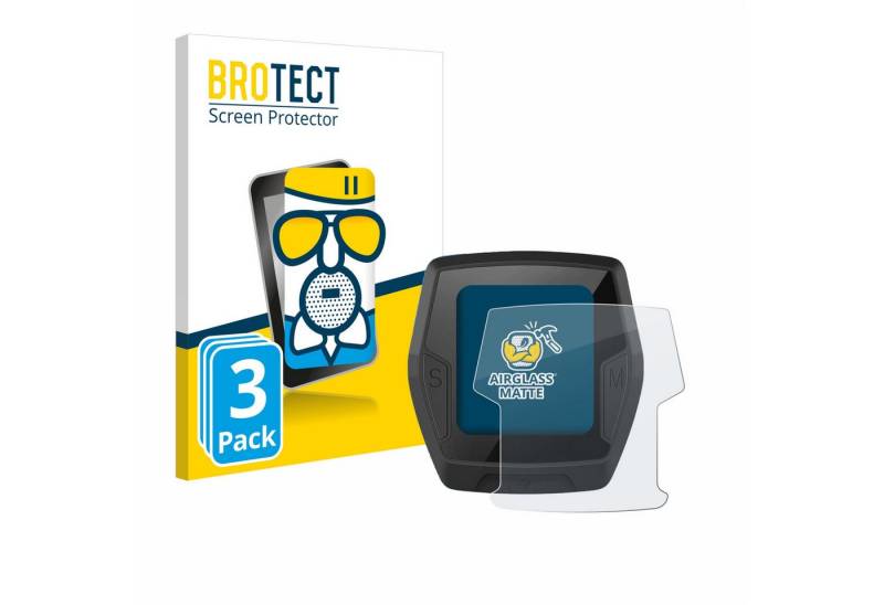 BROTECT Displayschutzglas Schutzglas für SPGOOD Fahrradcomputer 1.7", 3 Stück, 3 Stück, Schutzfolie Display Schutz Glas Folie matt von BROTECT