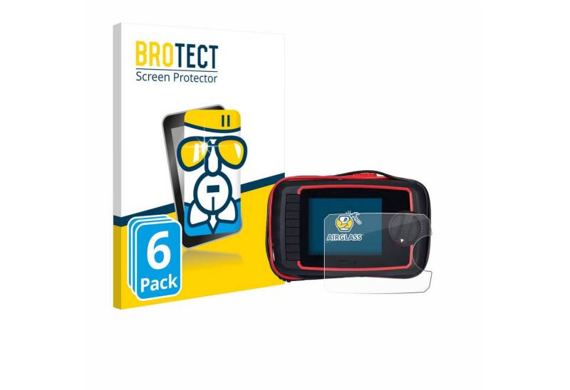 BROTECT Displayschutzglas Schutzglas für Snap-on Digital Multimeter Advanced EEDM596FK, 6 Stück, Schutzfolie Display Schutz Glas Folie klar von BROTECT