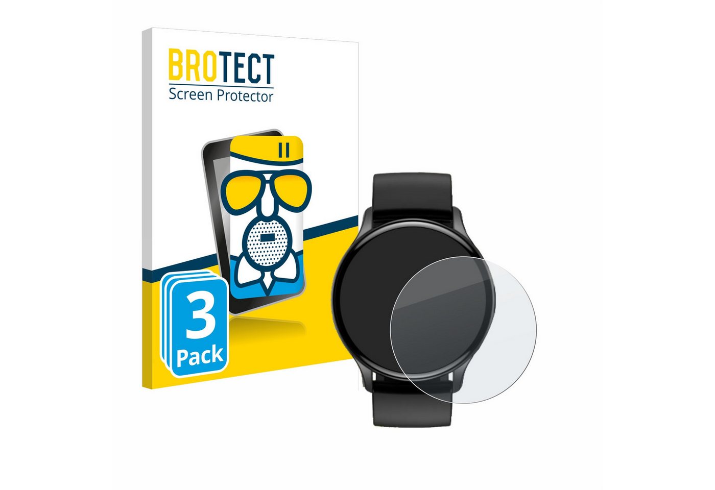 BROTECT Displayschutzglas Schutzglas für Sross Smartwatch 1.43", 3 Stück, Schutzfolie Display Schutz Glas Folie matt BROTECT Displayschutzglas Schutzglas für Sross Smartwatch 1.43", 3 Stück, Schutzfolie Display Schutz Glas Folie matt von BROTECT