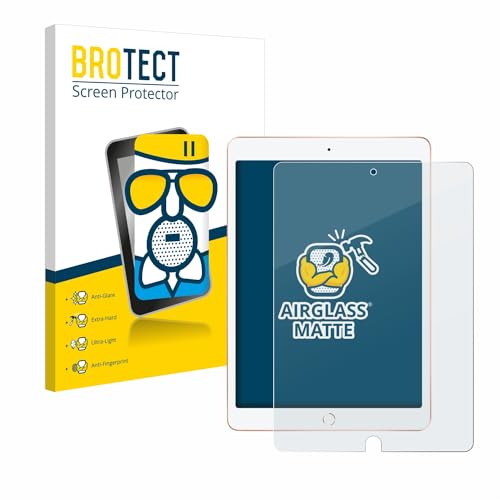 BROTECT Entspiegelungs-Panzerglasfolie für Apple iPad 10.2" WiFi 2020 (8. Gen.) Schutzglas Schutz-Folie Matt [Extrem Kratzfest 9H, Anti-Reflex, von BROTECT