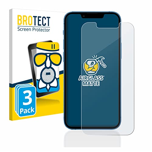 BROTECT Entspiegelungs Schutzglas für Apple iPhone 13 mini (3 Stück) Schutzfolie Panzer Folie Glas Matt [Extrem Kratzfest 9H, Anti-Reflex] von BROTECT