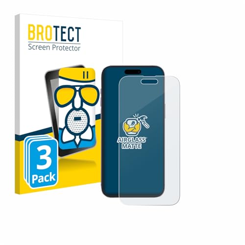 BROTECT Entspiegelungs Schutzglas für Apple iPhone 14 Pro Max (3 Stück) Schutzfolie Panzer Folie Glas Matt [Extrem Kratzfest 9H, Anti-Reflex] von BROTECT