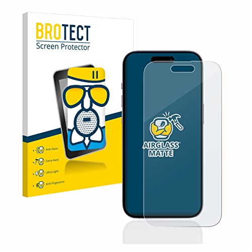BROTECT Entspiegelungs Schutzglas für Apple iPhone 14 Pro Schutzfolie Panzer Folie Glas Matt [Extrem Kratzfest 9H, Anti-Reflex, Anti-Fingerprint] von BROTECT