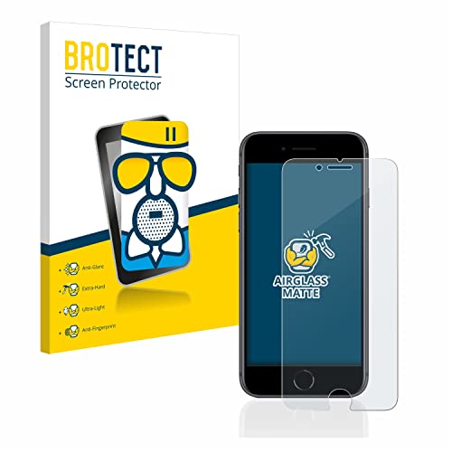 BROTECT Entspiegelungs Schutzglas für Apple iPhone 8 Schutzfolie Panzer Folie Glas Matt [Extrem Kratzfest 9H, Anti-Reflex, Anti-Fingerprint] von BROTECT