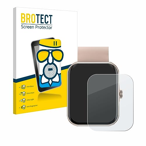 BROTECT Entspiegelungs Schutzglas für Mutoy Smartwatch 1.83" Schutzfolie Panzer Folie Glas Matt [Extrem Kratzfest 9H, Anti-Reflex] von BROTECT