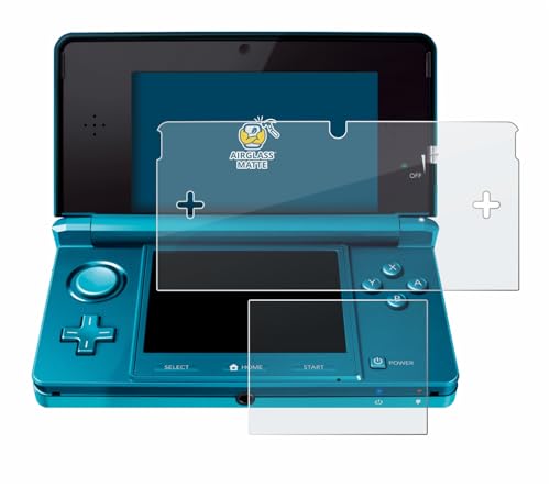 BROTECT Entspiegelungs-Panzerglasfolie für Nintendo 3DS Schutzglas Schutz-Folie Matt [Extrem Kratzfest 9H, Anti-Reflex, Anti-Fingerprint] von BROTECT