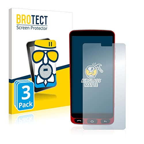 BROTECT Entspiegelungs Schutzglas für Olympia Neo Smartphone (3 Stück) Schutzfolie Panzer Folie Glas Matt [Extrem Kratzfest 9H, Anti-Reflex] von BROTECT