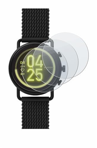 BROTECT Entspiegelungs-Panzerglasfolie für Skagen Smartwatch Falster 3 (3 Stück) Schutzglas Schutz-Folie Matt [Extrem Kratzfest 9H, Anti-Reflex, von BROTECT