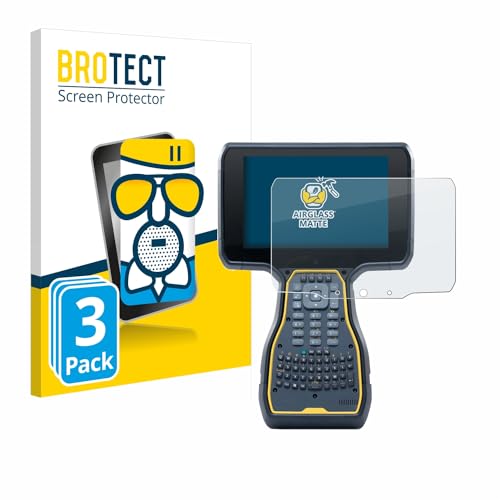 BROTECT Entspiegelungs Schutzglas für Trimble TSC7 Controller (3 Stück) Schutzfolie Panzer Folie Glas Matt [Extrem Kratzfest 9H, Anti-Reflex] von BROTECT