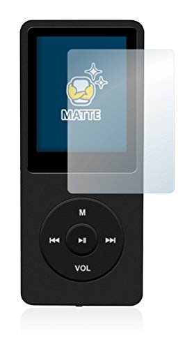 BROTECT Entspiegelungs-Schutzfolie für AGPtek 8GB MP3-Player (2 Stück) Matte Displayschutz-Folie, Anti-Reflex, Anti-Fingerprint von BROTECT