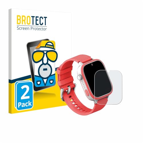 BROTECT Entspiegelungs-Schutzfolie für AngelTech Kids Smartwatch Ultra 1.83" (2 Stück) Matte Displayschutz-Folie, Anti-Reflex, Anti-Fingerprint von BROTECT