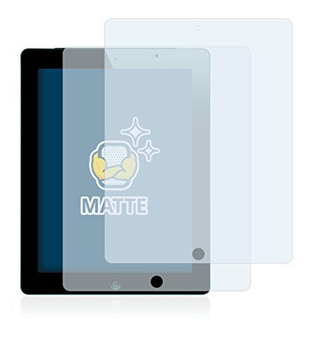 BROTECT Entspiegelungs-Schutzfolie für Apple iPad 2012 (3. Gen.) (2 Stück) Matte Displayschutz-Folie, Anti-Reflex, Anti-Fingerprint von BROTECT