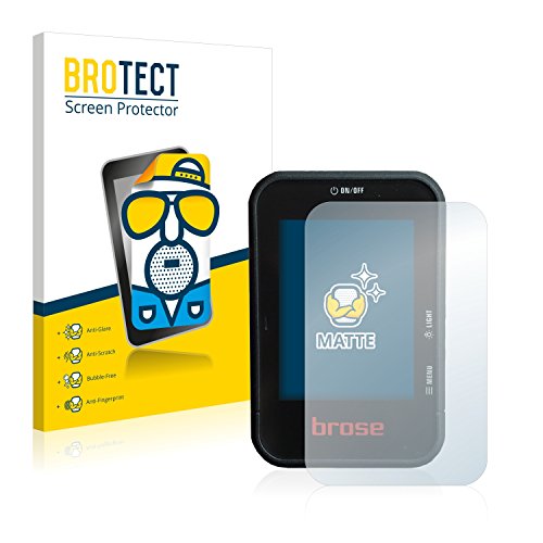 BROTECT Entspiegelungs-Schutzfolie für Brose Classic Display 2015 (E-Bike Display) (2 Stück) Matte Displayschutz-Folie, Anti-Fingerprint von BROTECT