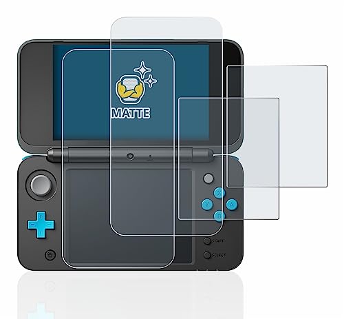 BROTECT Entspiegelungs-Schutzfolie für New Nintendo 2DS XL (2 Stück) Matte Displayschutz-Folie, Anti-Reflex, Anti-Fingerprint von BROTECT