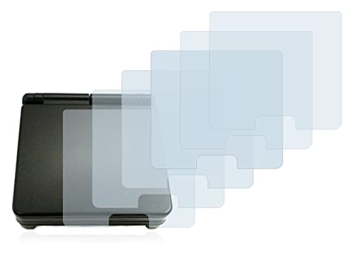 BROTECT Entspiegelungs-Schutzfolie für Nintendo Gameboy Advance SP (Gehäuse) (6 Stück) Matte Displayschutz-Folie, Anti-Reflex, Anti-Fingerprint von BROTECT
