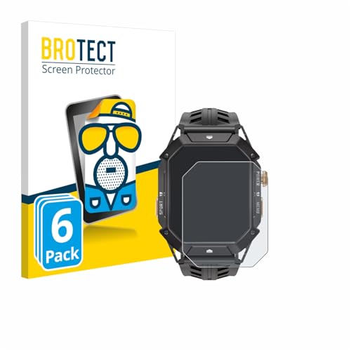 BROTECT Entspiegelungs-Schutzfolie für Oukitel BT80 (6 Stück) Matte Displayschutz-Folie, Anti-Reflex, Anti-Fingerprint von BROTECT