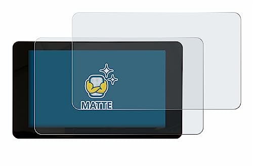 BROTECT Entspiegelungs-Schutzfolie für Raspberry Pi Touchscreen 7" (2 Stück) Matte Displayschutz-Folie, Anti-Reflex, Anti-Fingerprint von BROTECT