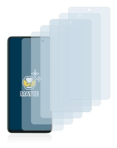 BROTECT Entspiegelungs-Schutzfolie für Samsung Galaxy A52 / 5G (6 Stück) Matte Displayschutz-Folie, Anti-Reflex, Anti-Fingerprint von BROTECT