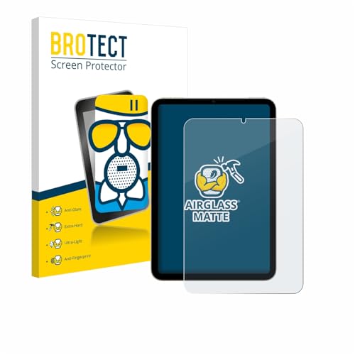 BROTECT Entspiegelungs Schutzglas für Apple iPad Mini 7 2024 Schutzfolie Panzer Folie Glas Matt [Extrem Kratzfest 9H, Anti-Reflex, Anti-Fingerprint] von BROTECT