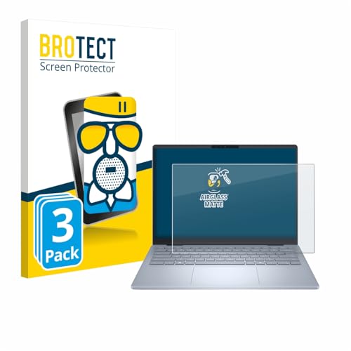 BROTECT Entspiegelungs Schutzglas für Dell 14 Plus Laptop (3 Stück) Schutzfolie Panzer Folie Glas Matt [Extrem Kratzfest 9H, Anti-Reflex] von BROTECT